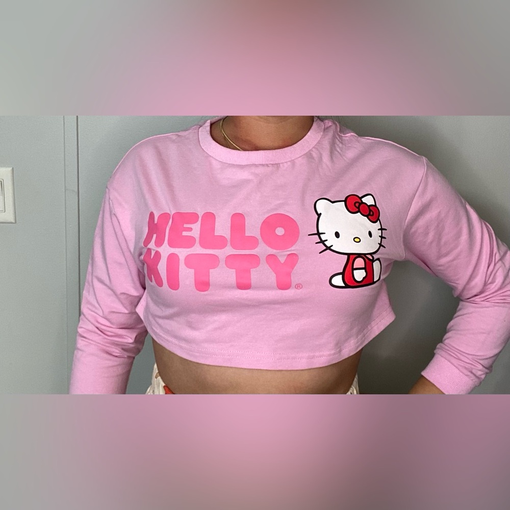 Sanrio Hello Kitty Crop Top Sweater